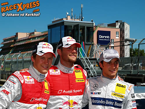 De mannen op Pole, P2 en P3